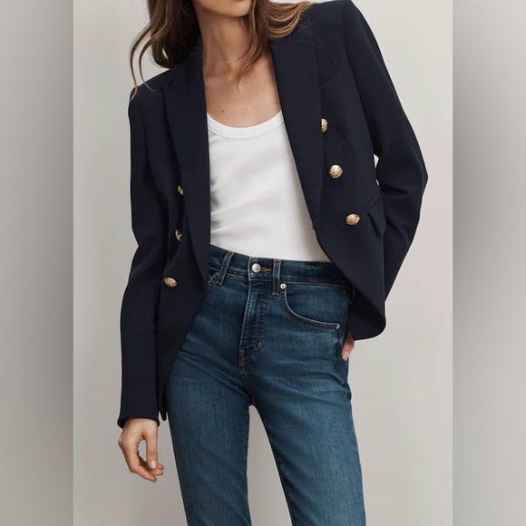 Veronica Beard Miller Dicky Jacket in Navy - Picture 4 of 11